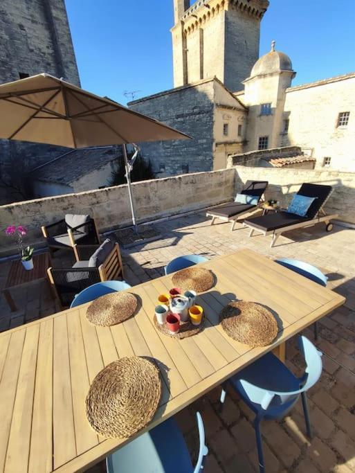 Apartmán Uzes Centre Historique, Terrasse Privative Panoramique Exteriér fotografie