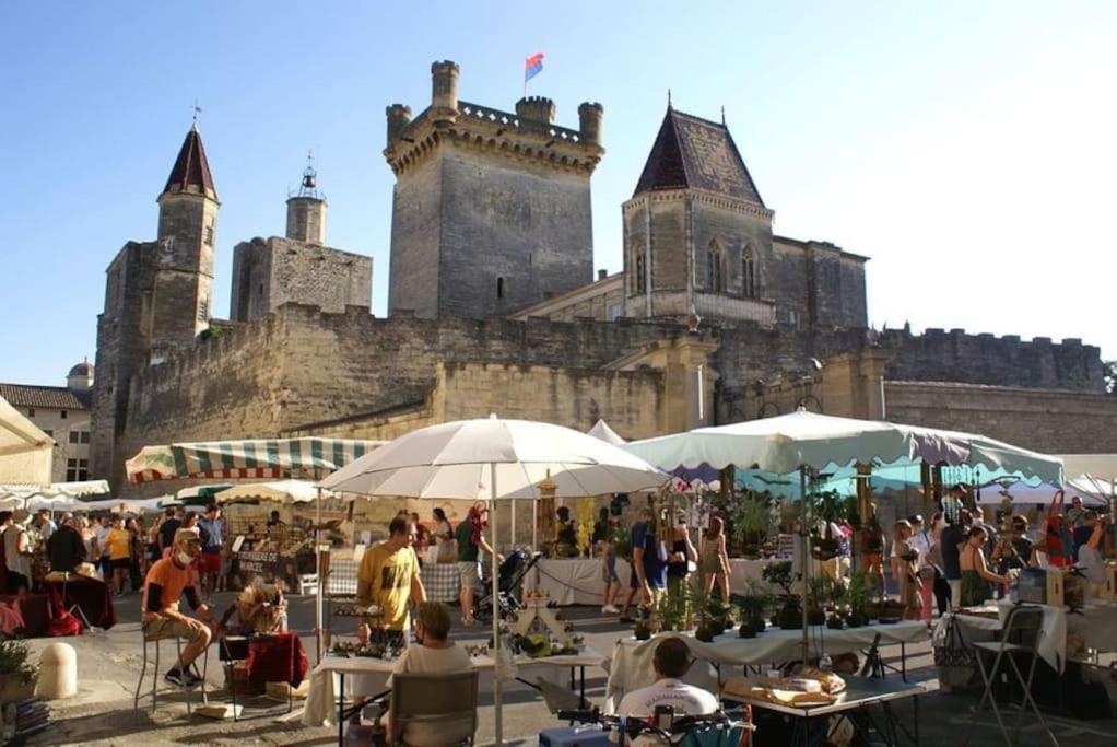 Apartmán Uzes Centre Historique, Terrasse Privative Panoramique Exteriér fotografie
